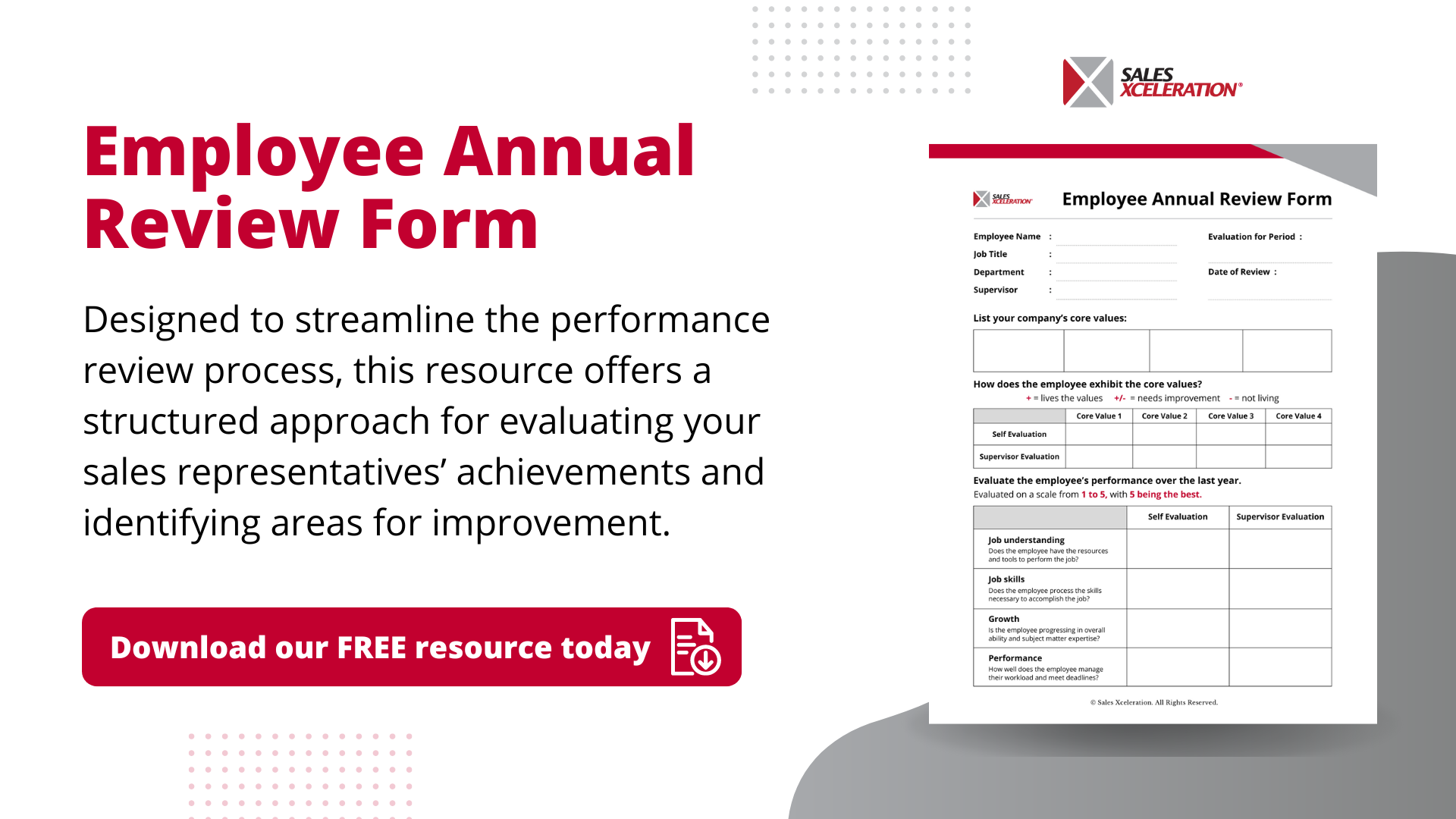 Download Employee Annual Review Form Download Employee Annual Review Form